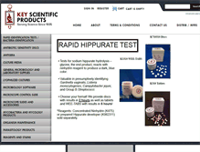 Tablet Screenshot of keyscientific.com